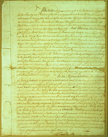 PA Constitutional Convention