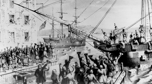 Cierre del puerto de Boston