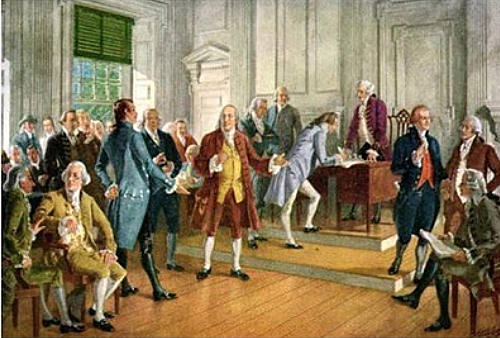 Primera reunión del Congreso Continental