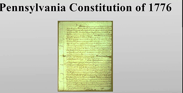 Pennsylvania's constitution