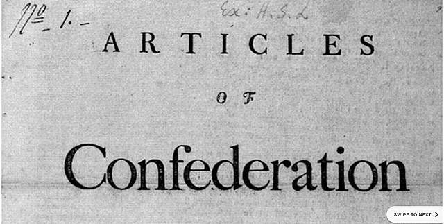 Articles of Confederation