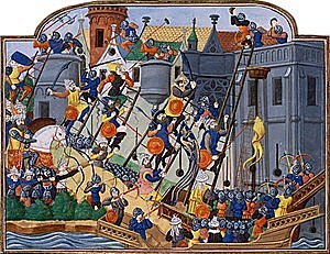 Die Türken erobern Konstantinopel