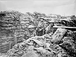 First trenches dug on the Western Front
