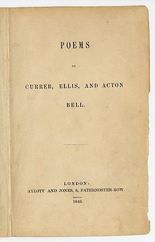 Poems by Currer, Ellis and Acton Bell