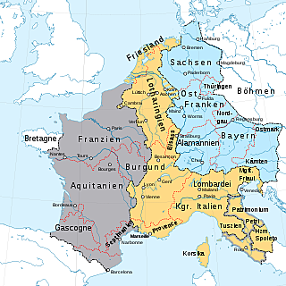 Teilung des Frankenreichs