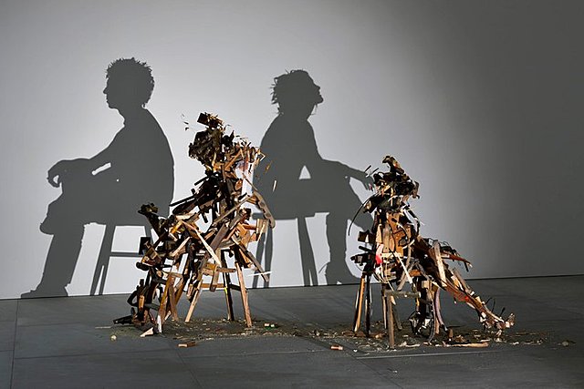 Tina - l'immatériel / Tim Noble et Sue Webster: "Titre ?"