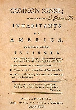 Panfleto de Thomas Paine: Sentido común