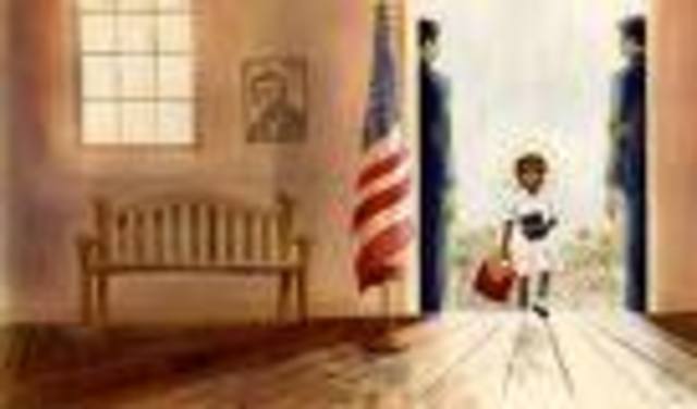 January Ruby had her first day at Frantz Elemaentary School For Whites in New Orleans.