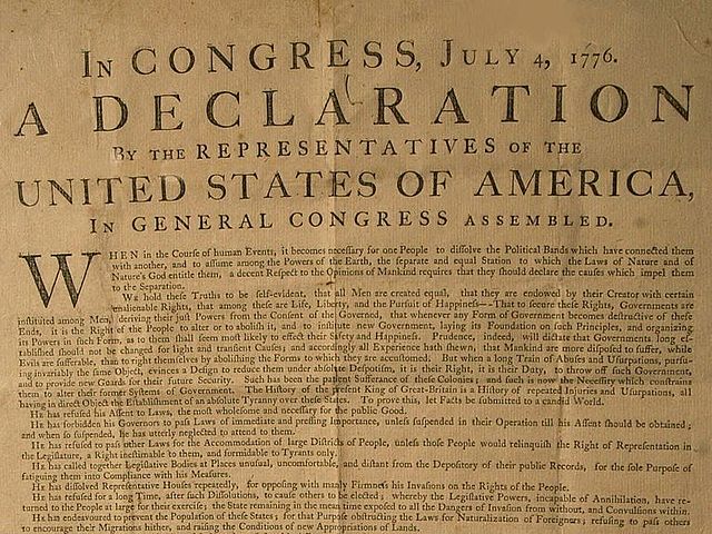 Revolution and Declaration of Independence