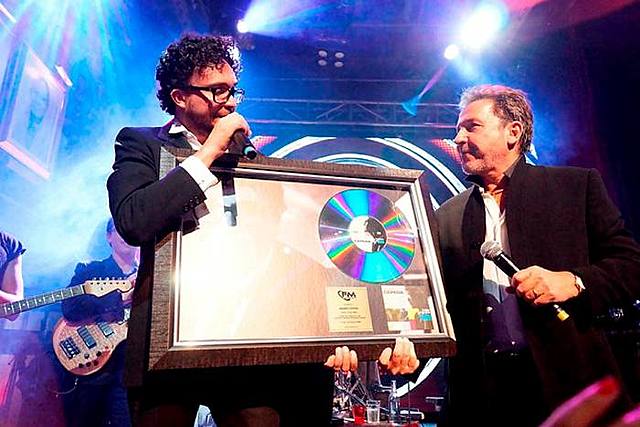 He won a gold record for sales