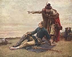 Charles XII of Sweden invades Russia. Russian scorched earth policy