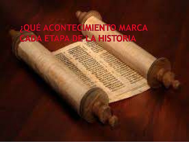 The beginning of the history