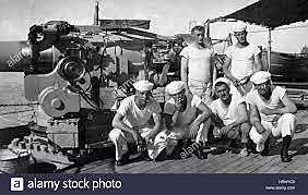 Fighting on the ship