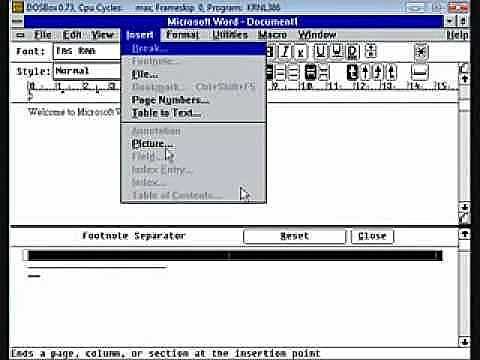 JAN 1, 1995 microsof hizo su primera versión