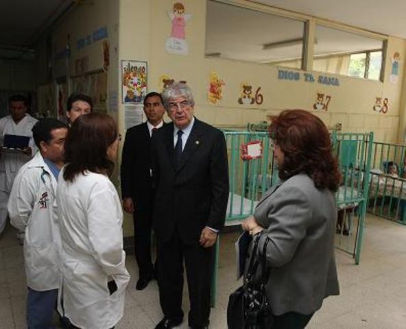 Espada hace visita y minimiza el problema