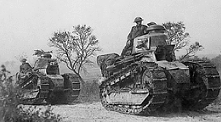 First Tanks were used