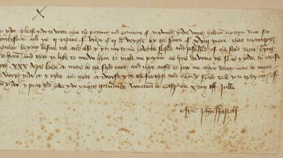 Earliest surviving paston letter written