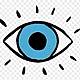 81 814815 tumblr eye love eye sticker