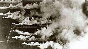 The gas attacks of WW1