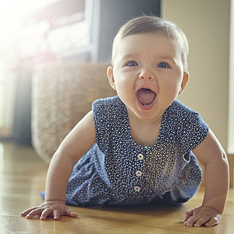 My first steps... well not really crawling