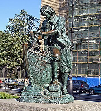 He traveled as Peter Mikhailov across Europe and worked as a carpenter