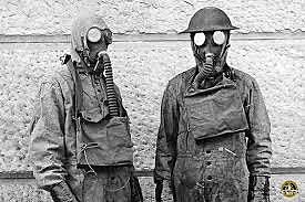 Germans begin to fire large amounts of gas at allied powers