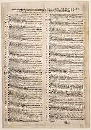 Martin Luther posts 95 Theses on the door of the Castle Church in Wittenberg
