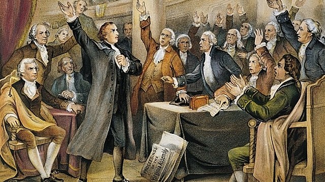 Patrick Henry's "give me liberty or give me death!" Speech