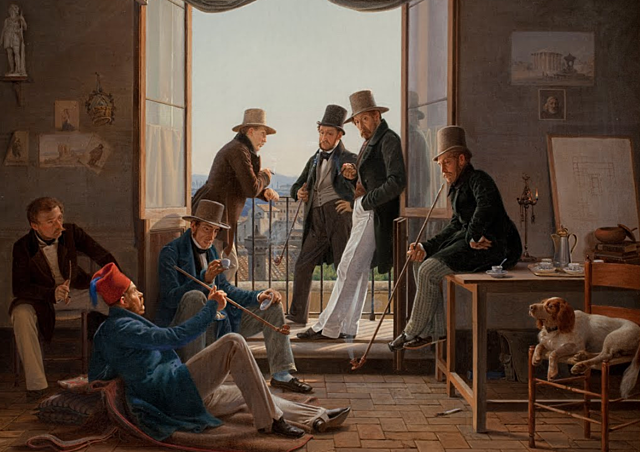 A Group of Danish Artists in Rome