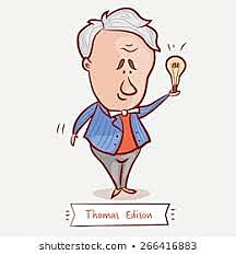 Thomas Edison brings light to the world with the light bulb