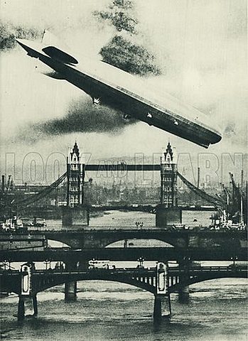 First zeppelin raid on London.
