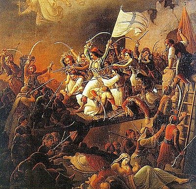 Grecia se independendiza del Imperio turco