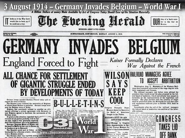 (EU) German invasion of Belgium