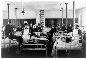 Clara Lewandoske Hoke at the Hospital