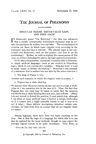 Journal of Philosophy