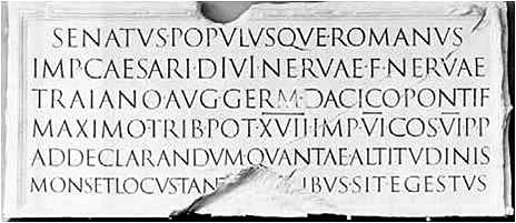 La escritura en Roma