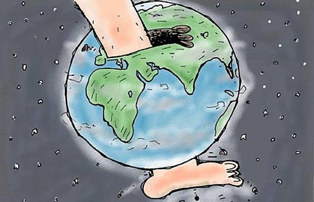 Impacto de la huella ecológica.