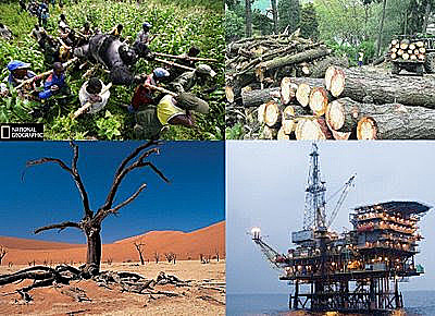 Explotación de los recursos naturales