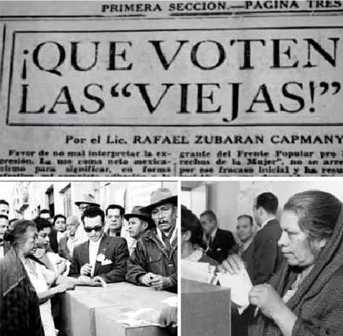Voto de la mujer en México