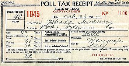 Poll Taxes