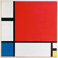 Composition with Red Blue, and Yellow - 1929
