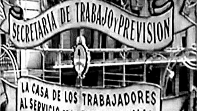 Perón a cargo del Departamento Nacional del Trabajo