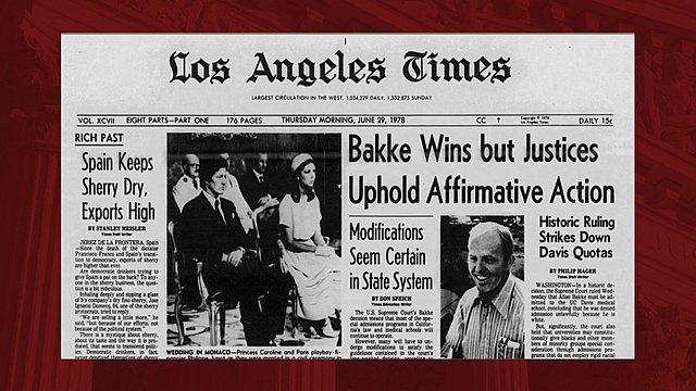 Regent of the University of California v. Bakke