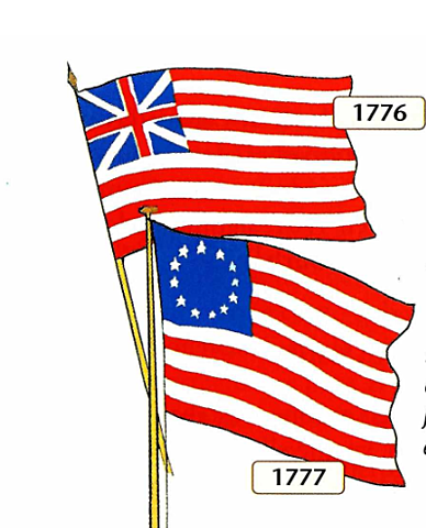 Cambio de la bandera de Estados Unidos