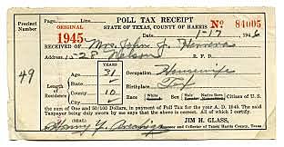 Poll Taxes