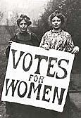 Women got the right to vote.