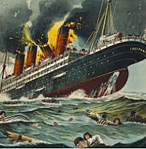 LUSITANIA SINKS