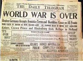 WHEN WW1 ENDED
