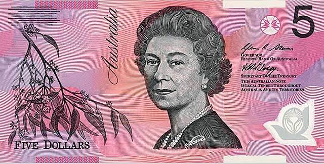 Release of the $5 note