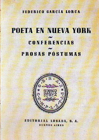 García Lorca escribe "Poeta en Nueva York"